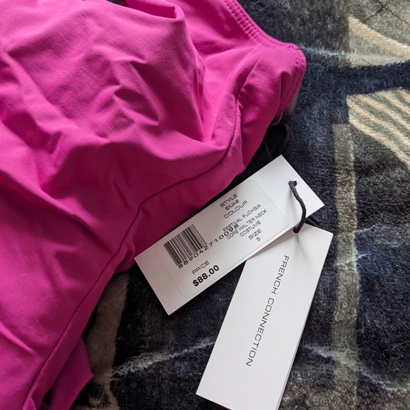 French connection pink swimsuit size small brand new - Picture 5 of 5